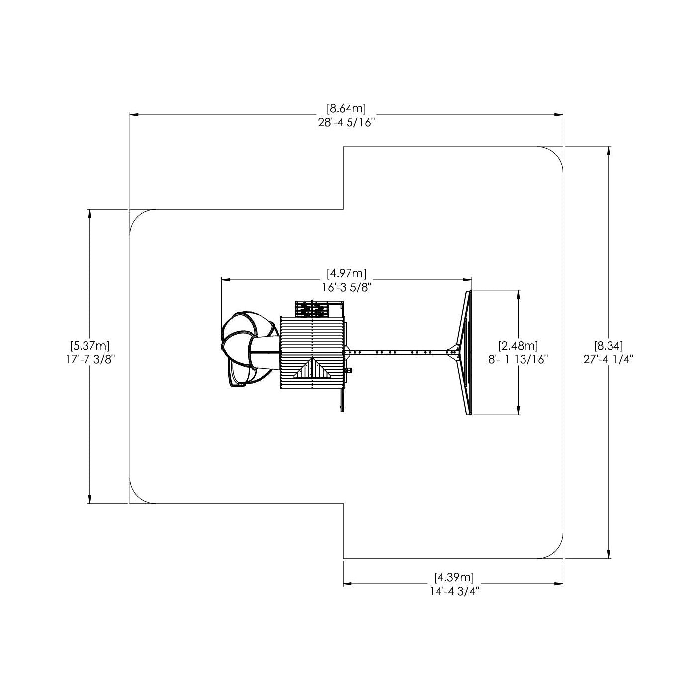 Gorilla Play Maple Ridge Climbing Frame Playset