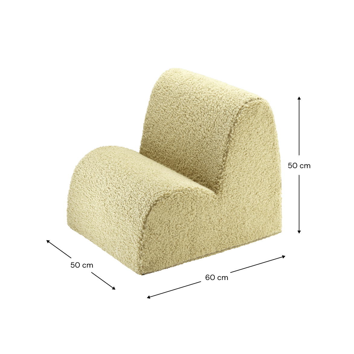 Wigiwama Cloud Chair - Teddy Boucle