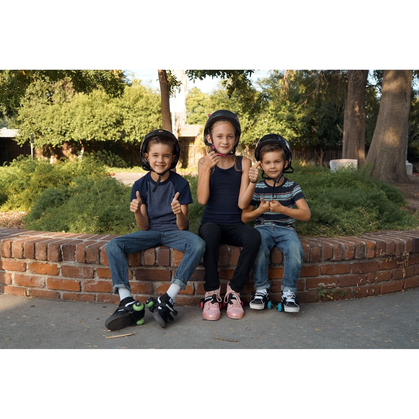 Razor Jetts Mini Heel Wheels - Blue