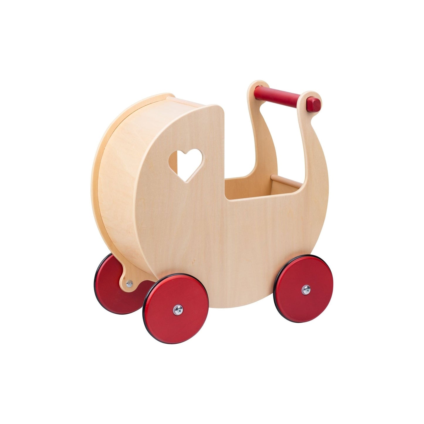 Moover Dolls Pram Natural (Birch Veneer Construction)