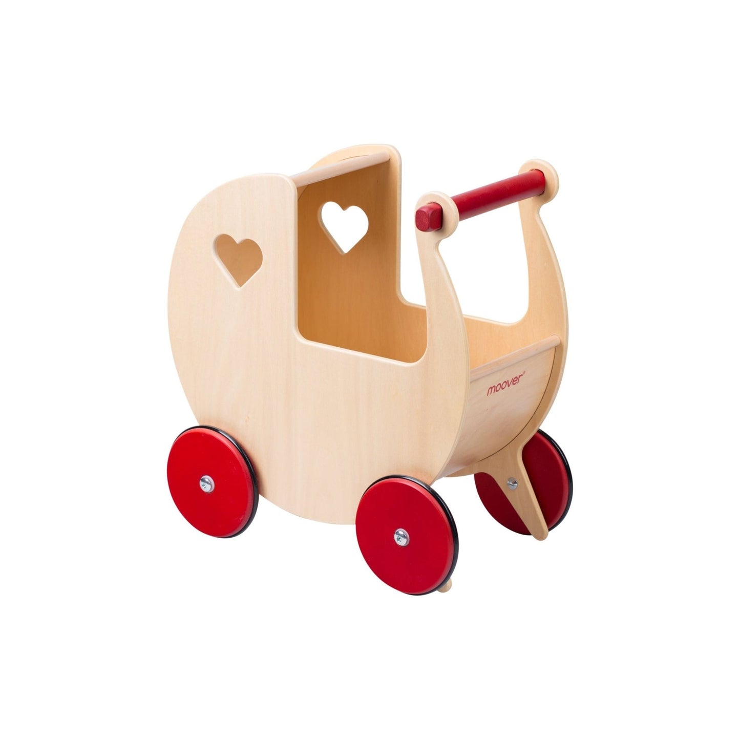 Moover Dolls Pram Natural (Birch Veneer Construction)
