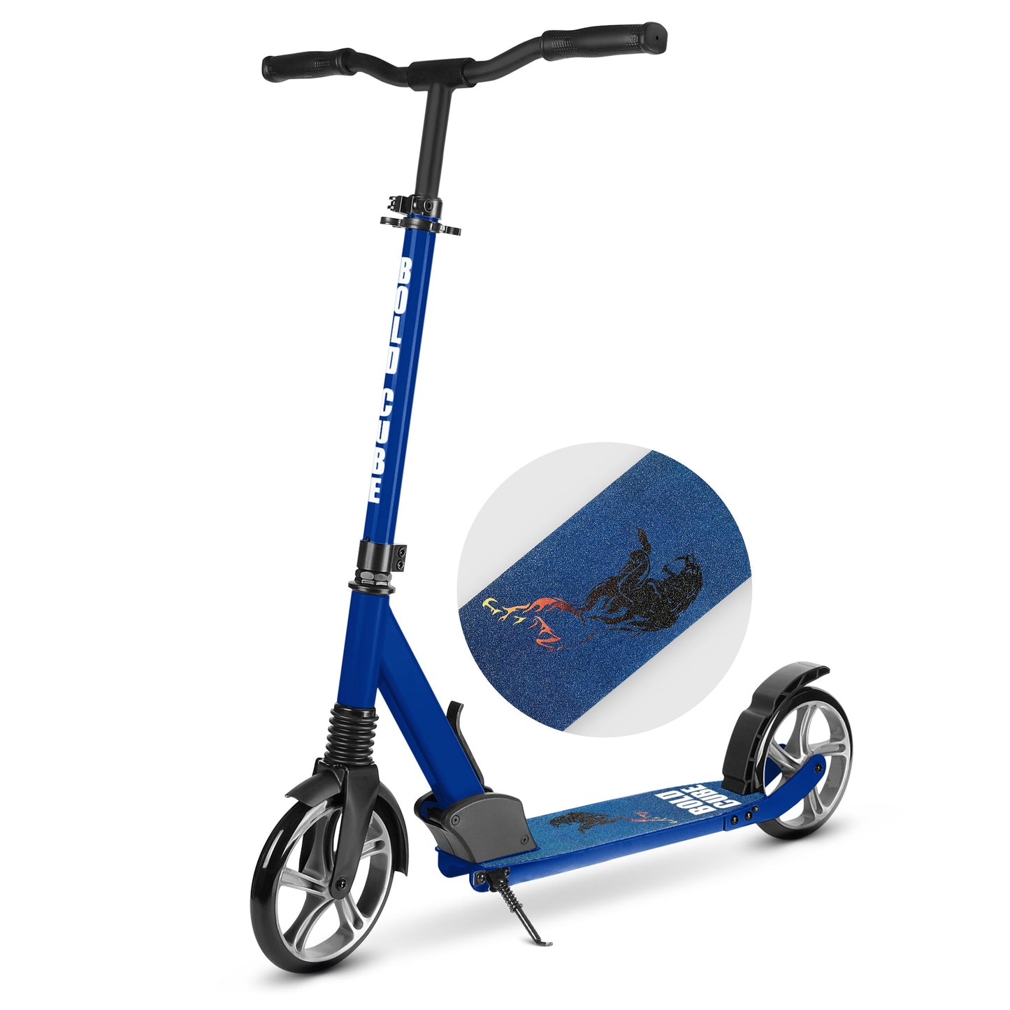 BOLDCUBE Navy - Big 2 Wheel Scooter