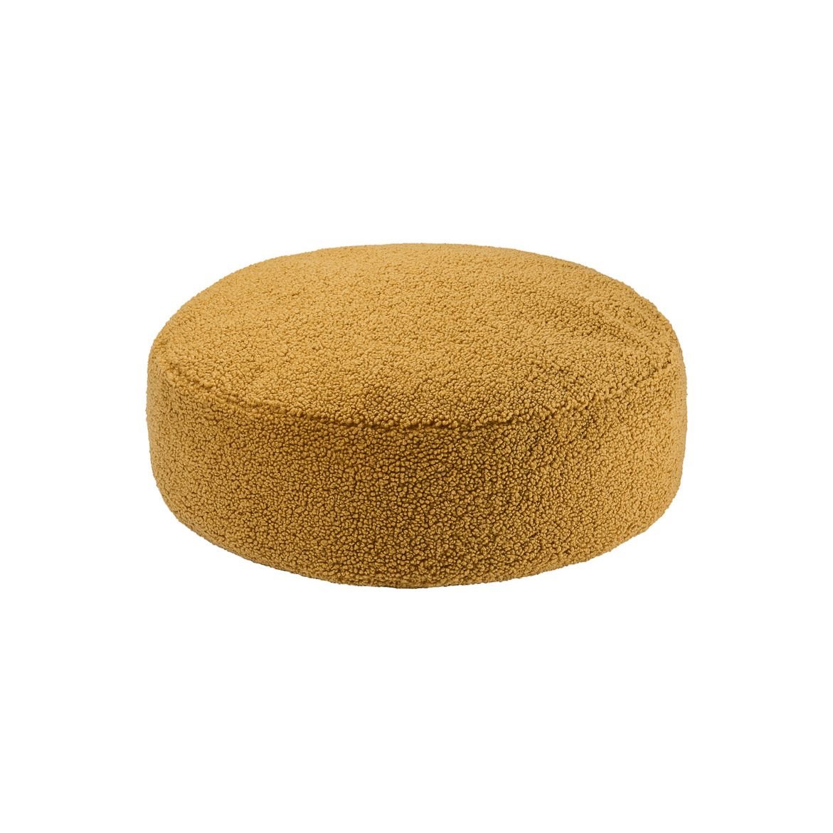 Wigiwama Round Ottoman - Teddy Boucle