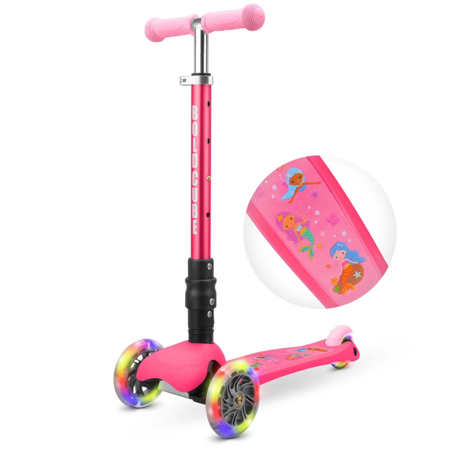BOLDCUBE Mermaid - Teeny Fold 3 Wheel Scooter