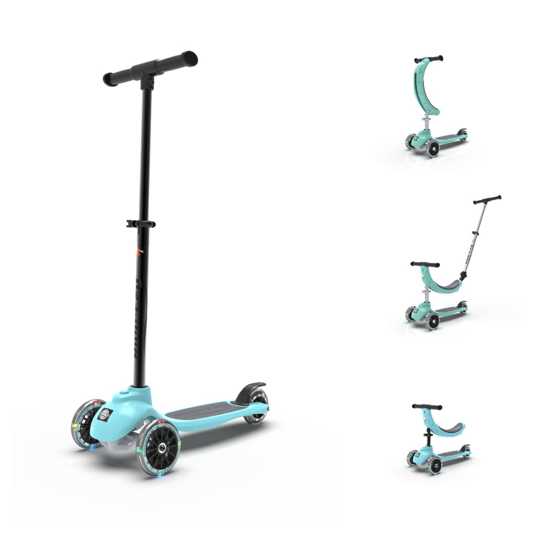 Ride-Ezy Kick & Go Scooter - Kingfisher alternative stages diagram