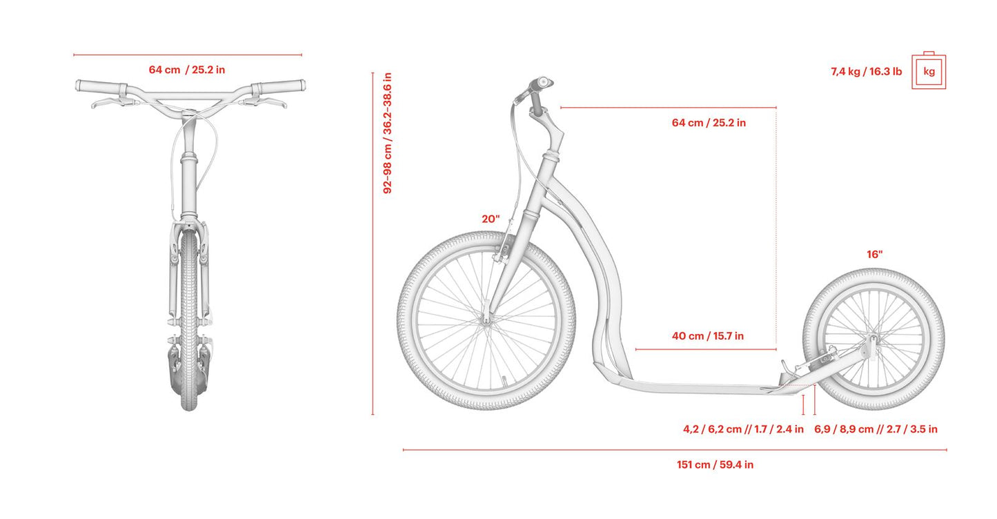 Yedoo Alloy Scooter - Rodstr