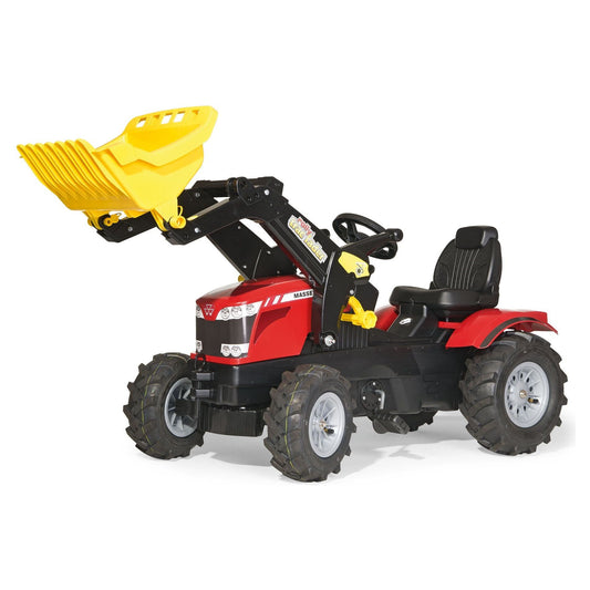 Rolly Toys Massey Ferguson 8650 Tractor With Frontloader & Pneumatic Tyres