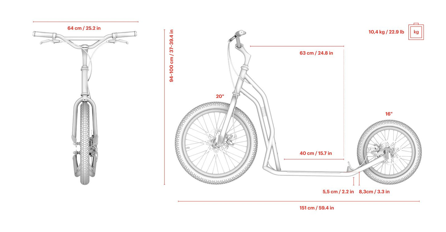 Yedoo Steel Scooter - S2016 Disc