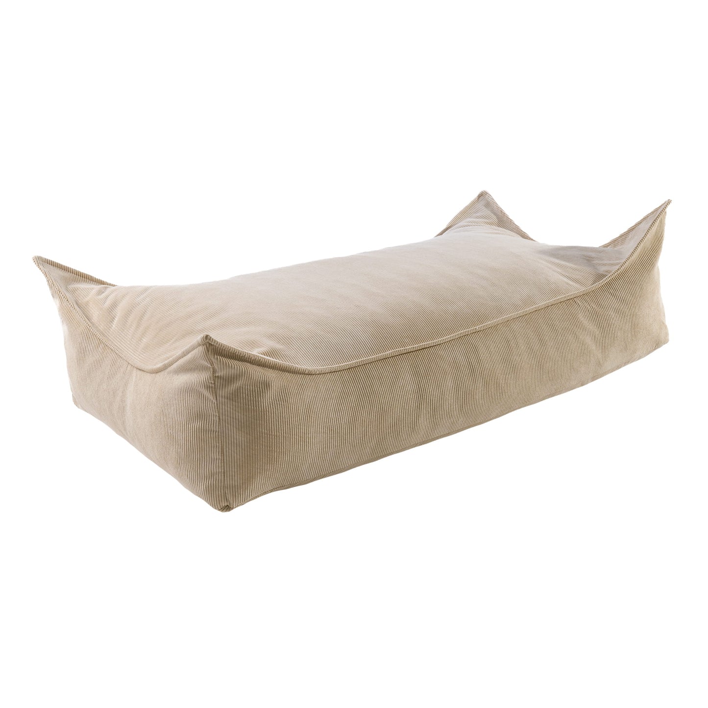 Meow Baby Corduroy Rectangular Pouffe For Children