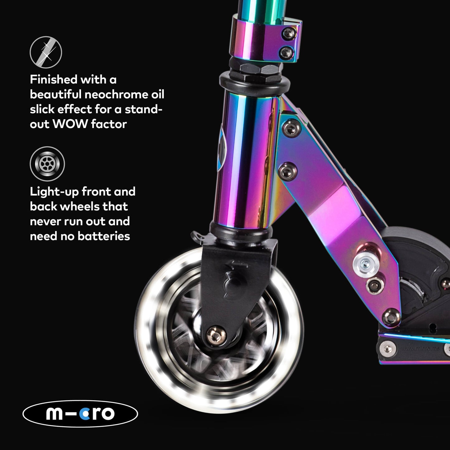 Micro Scooter Sprite LED - Neochrome