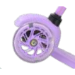 BOLDCUBE LED Multi-Coloured Front Wheels - Teeny 3 Wheel Scooter
