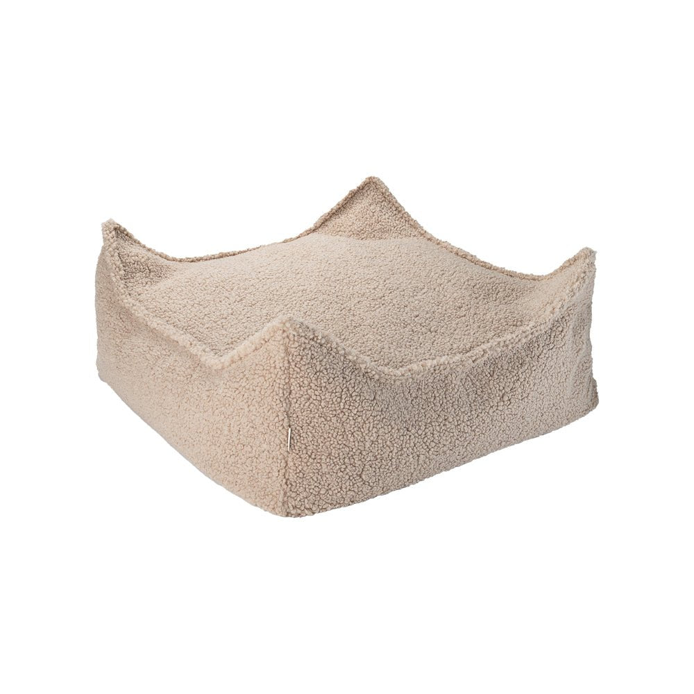 Wigiwama Square Ottoman - Teddy Boucle