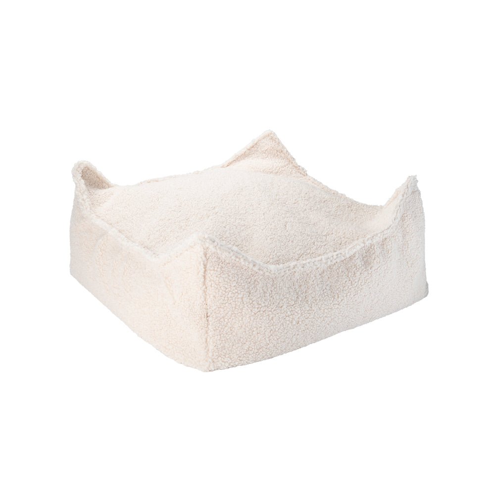 Wigiwama Square Ottoman - Teddy Boucle