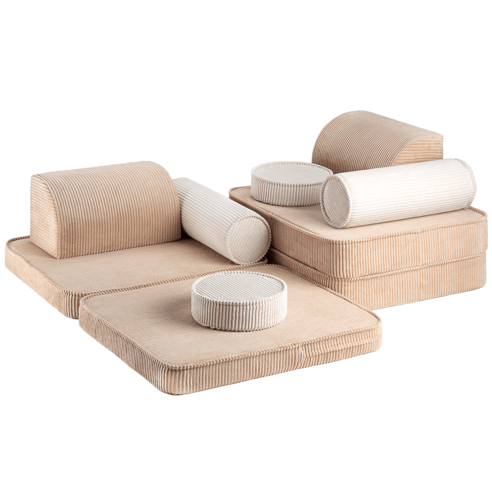 Wigiwama Brown Sugar Settee unfolded