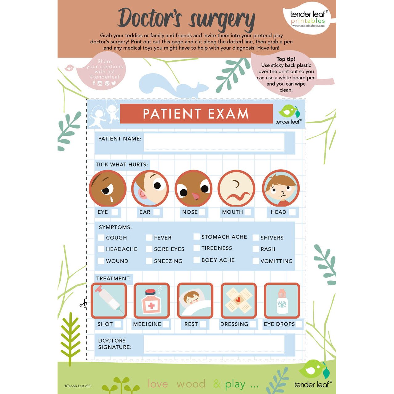 Tender Leaf Doctor's Bag Set