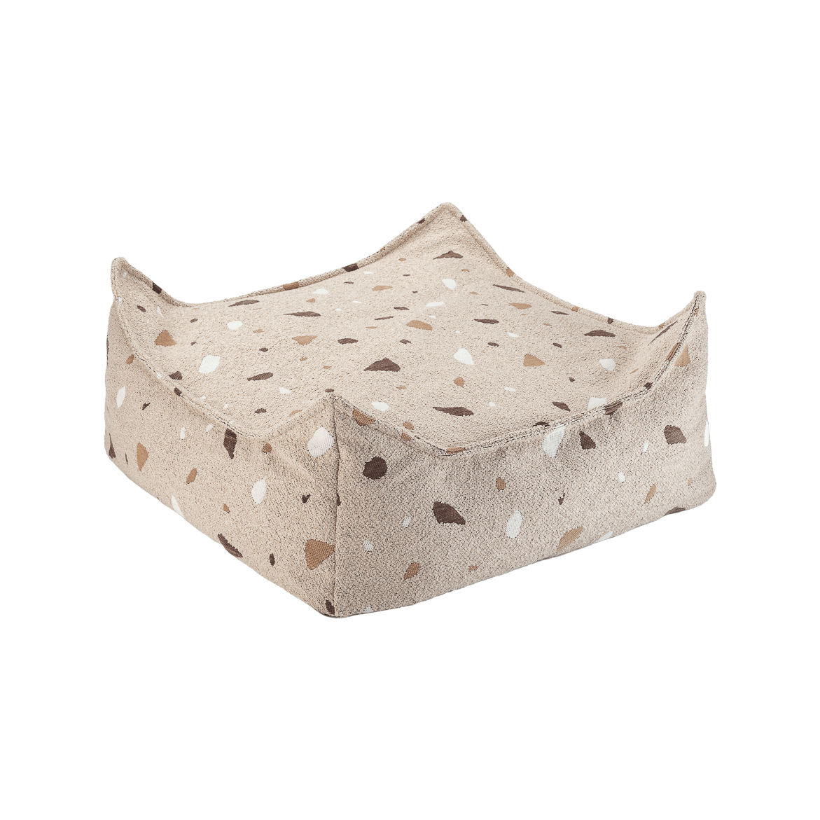 Wigiwama Square Ottoman - Terrazzo