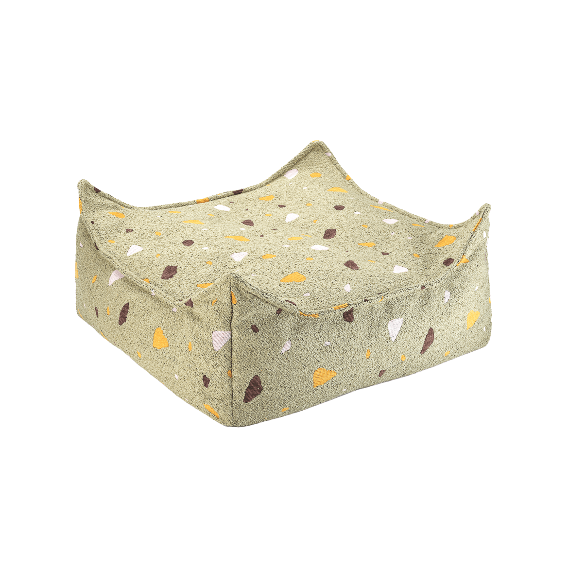 Wigiwama Square Ottoman - Terrazzo