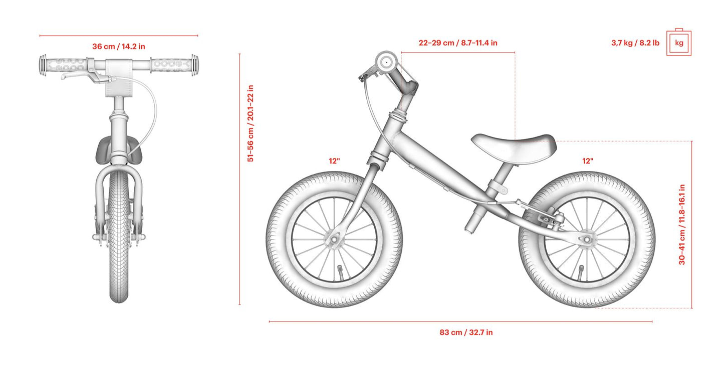 Yedoo - TooToo Balance Bike