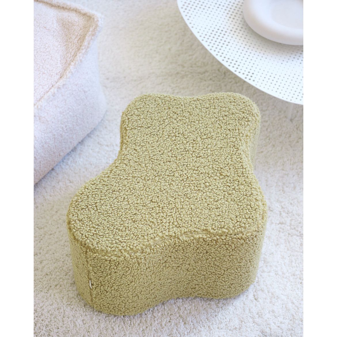 Wigiwama Cloud Pouffe - Teddy Boucle