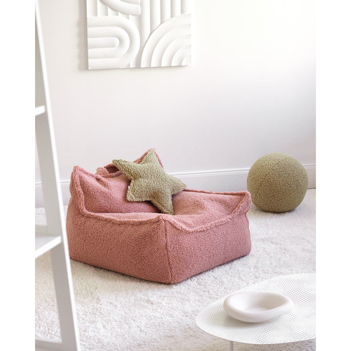 Wigiwama Beanbag Chair - Teddy Boucle