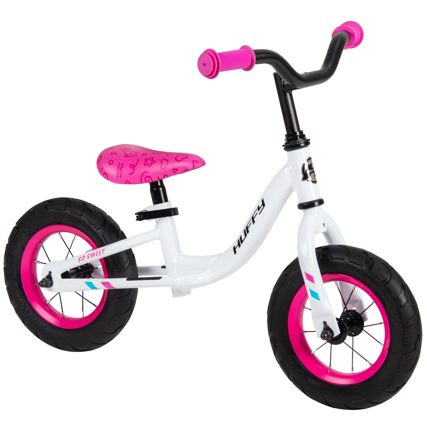 Huffy So Sweet 10" Balance Bike - Gloss White