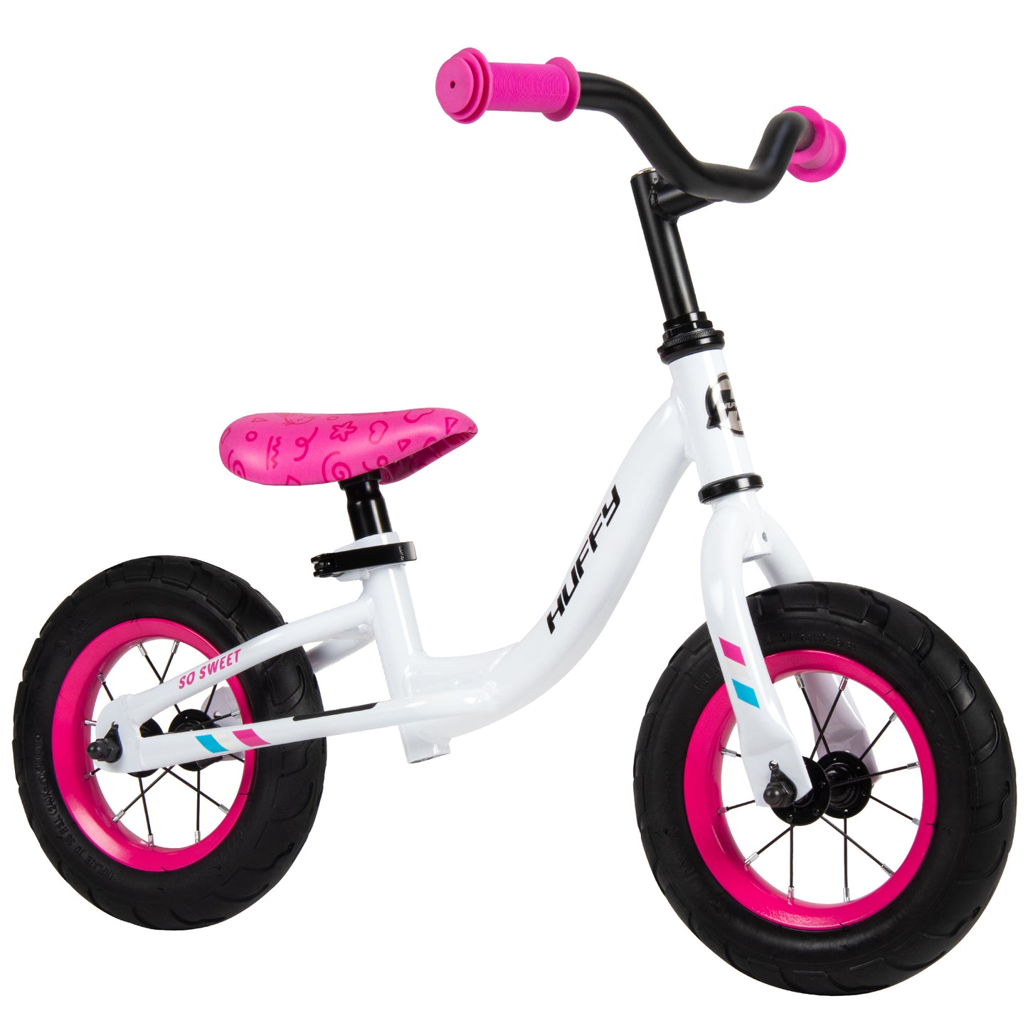 Huffy So Sweet 10" Balance Bike - Gloss White