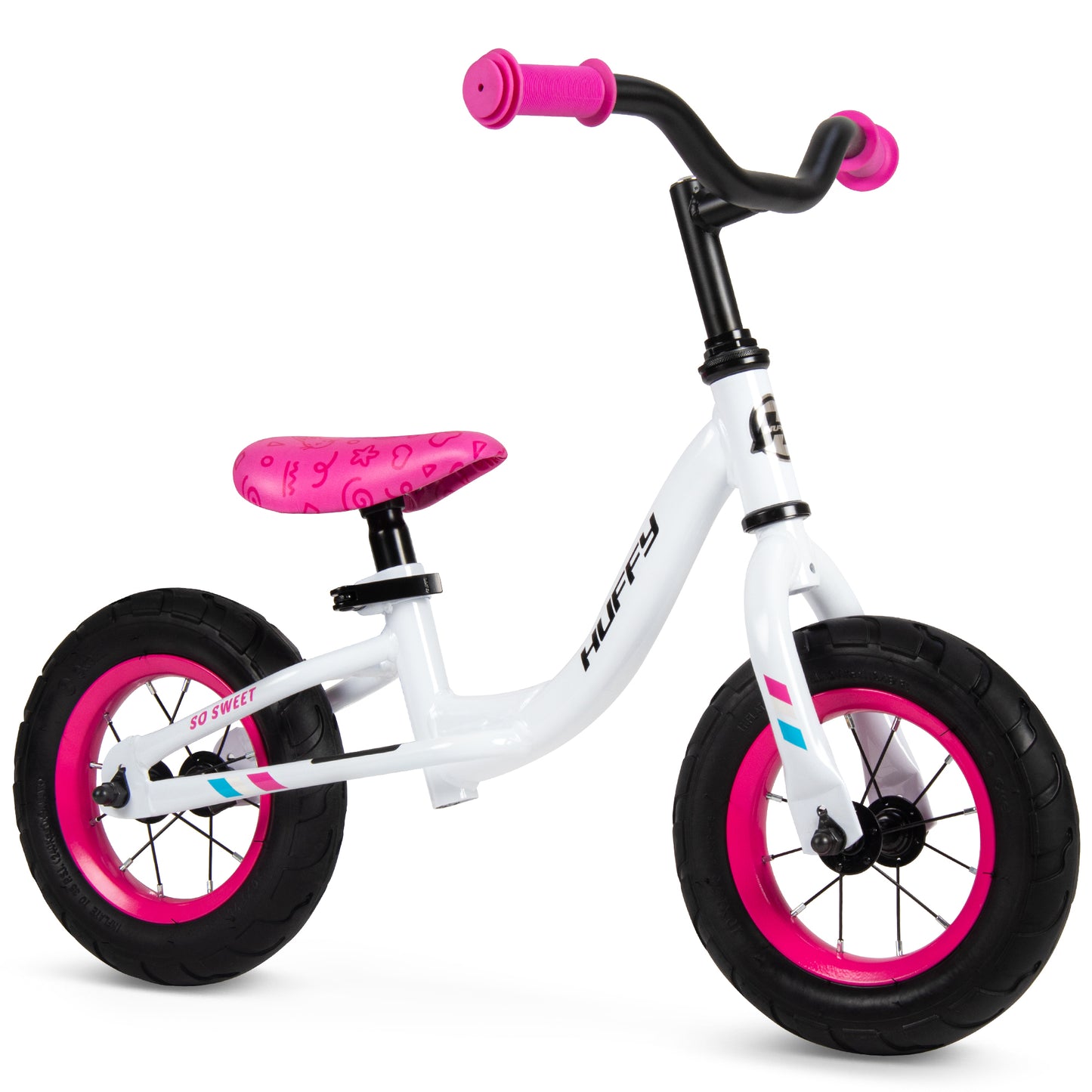 Huffy So Sweet 10" Balance Bike - Gloss White