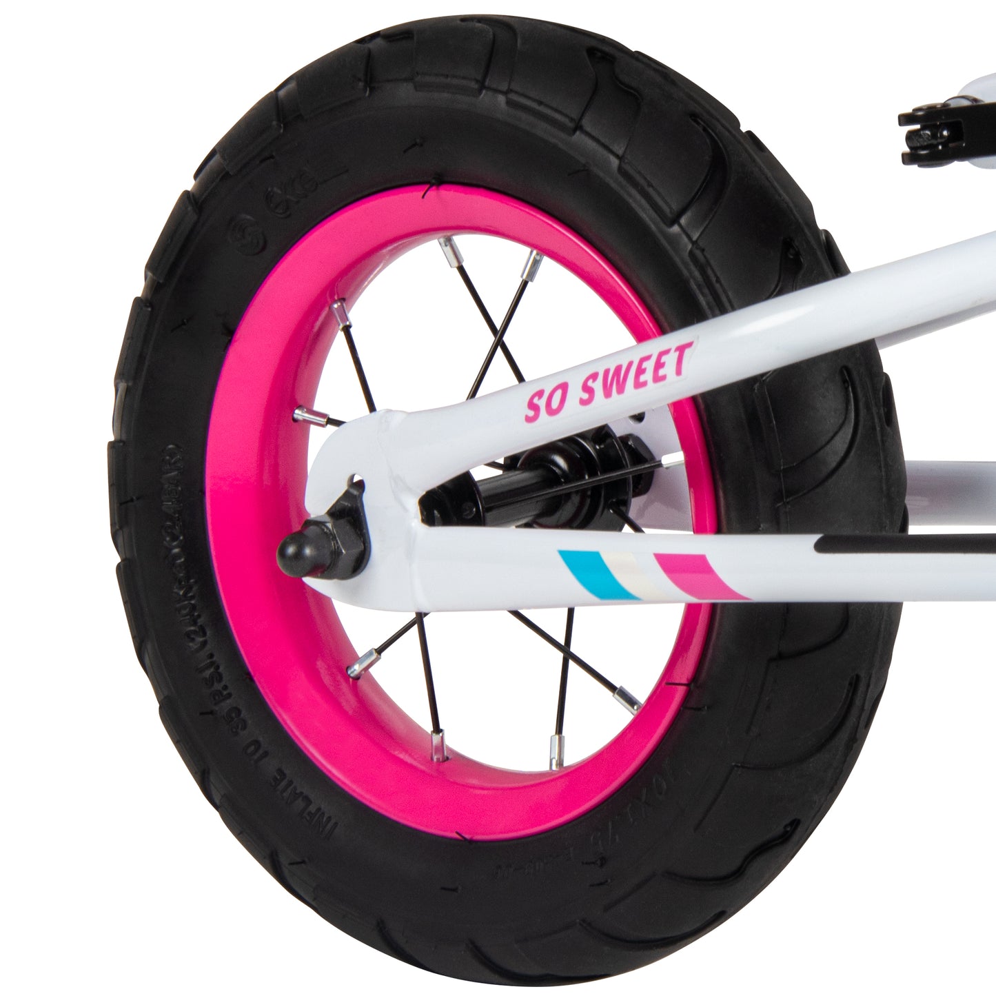 Huffy So Sweet 10" Balance Bike - Gloss White