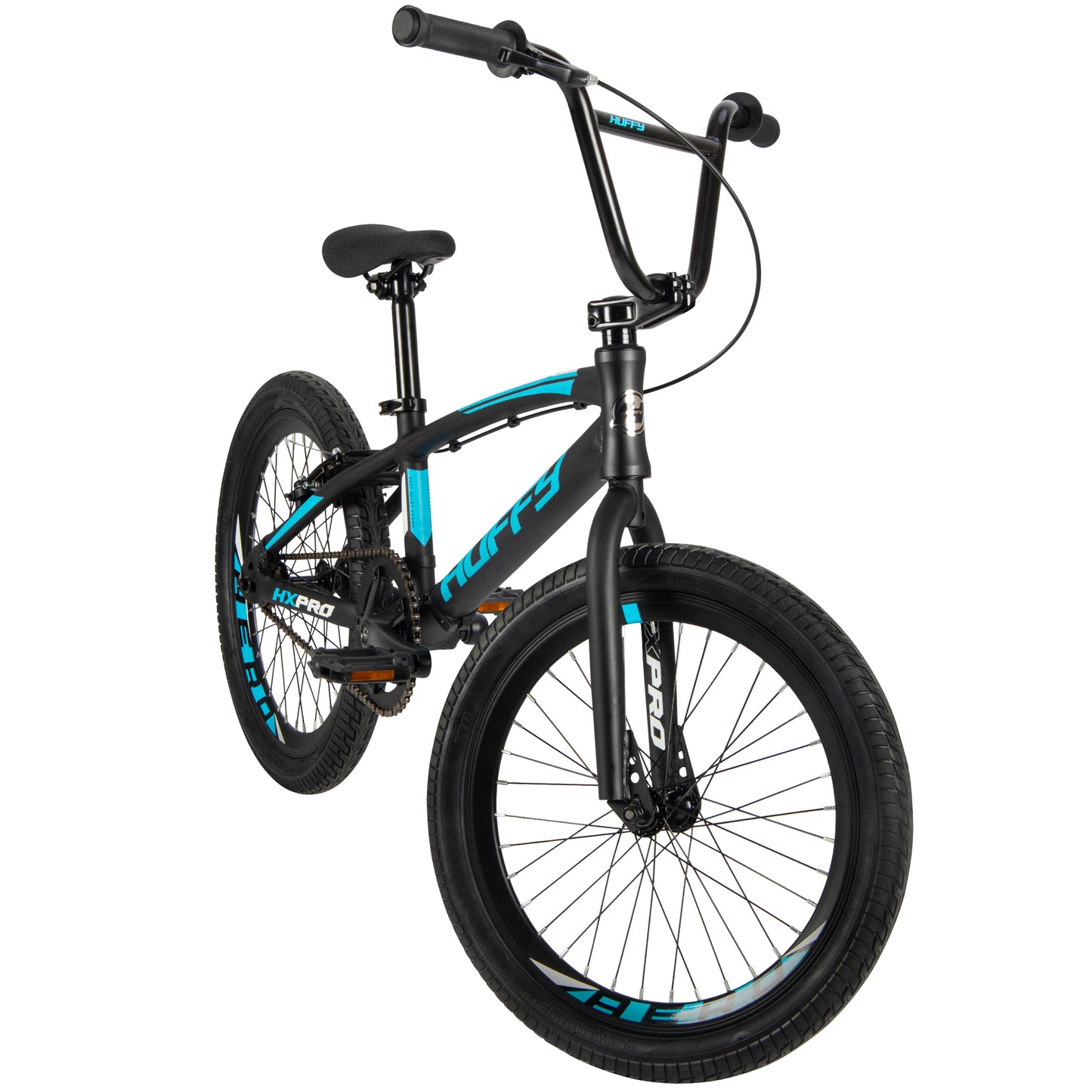 Huffy HX Pro Racer 20" BMX- Alloy -Black/Blue Logo