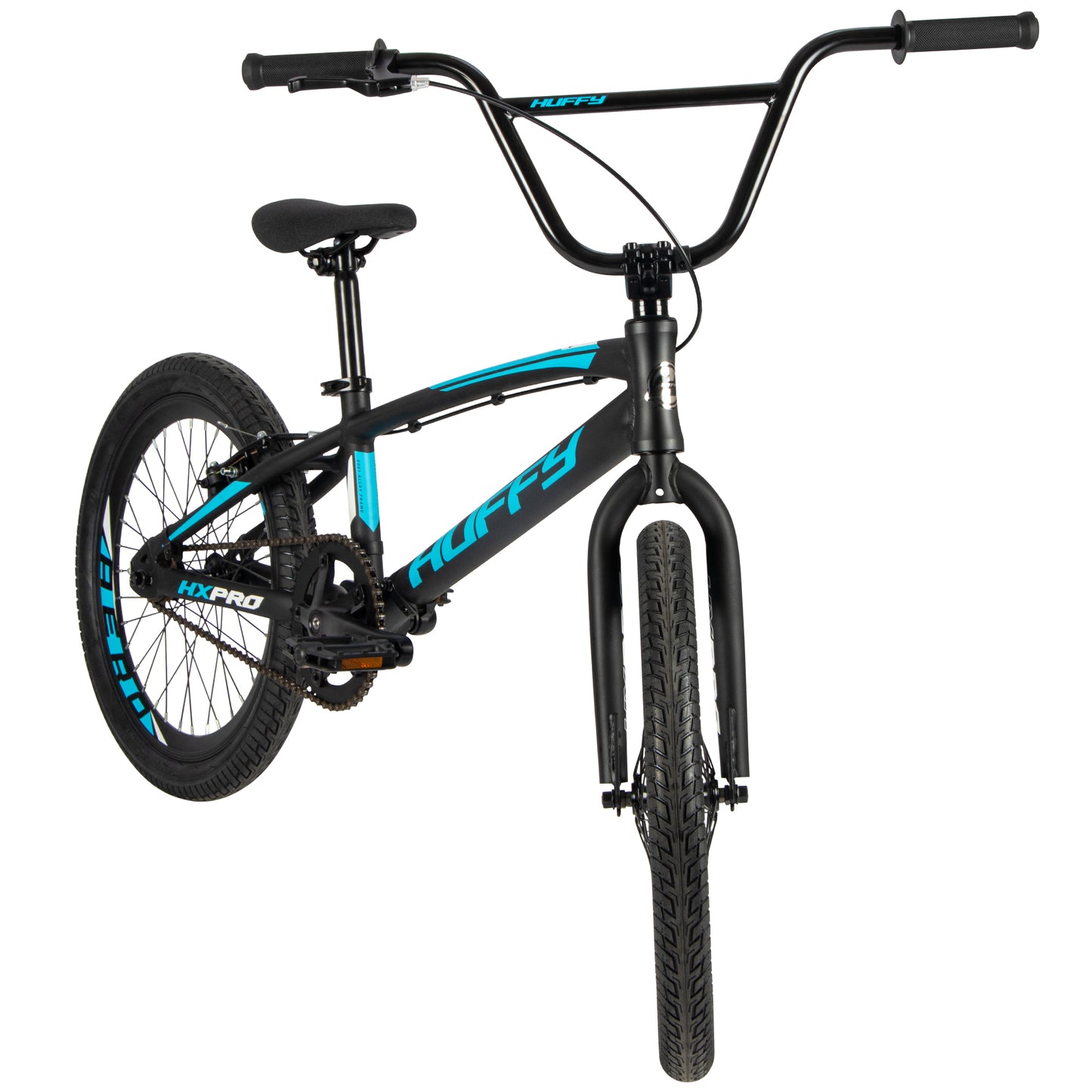 Huffy HX Pro Racer 20" BMX- Alloy -Black/Blue Logo