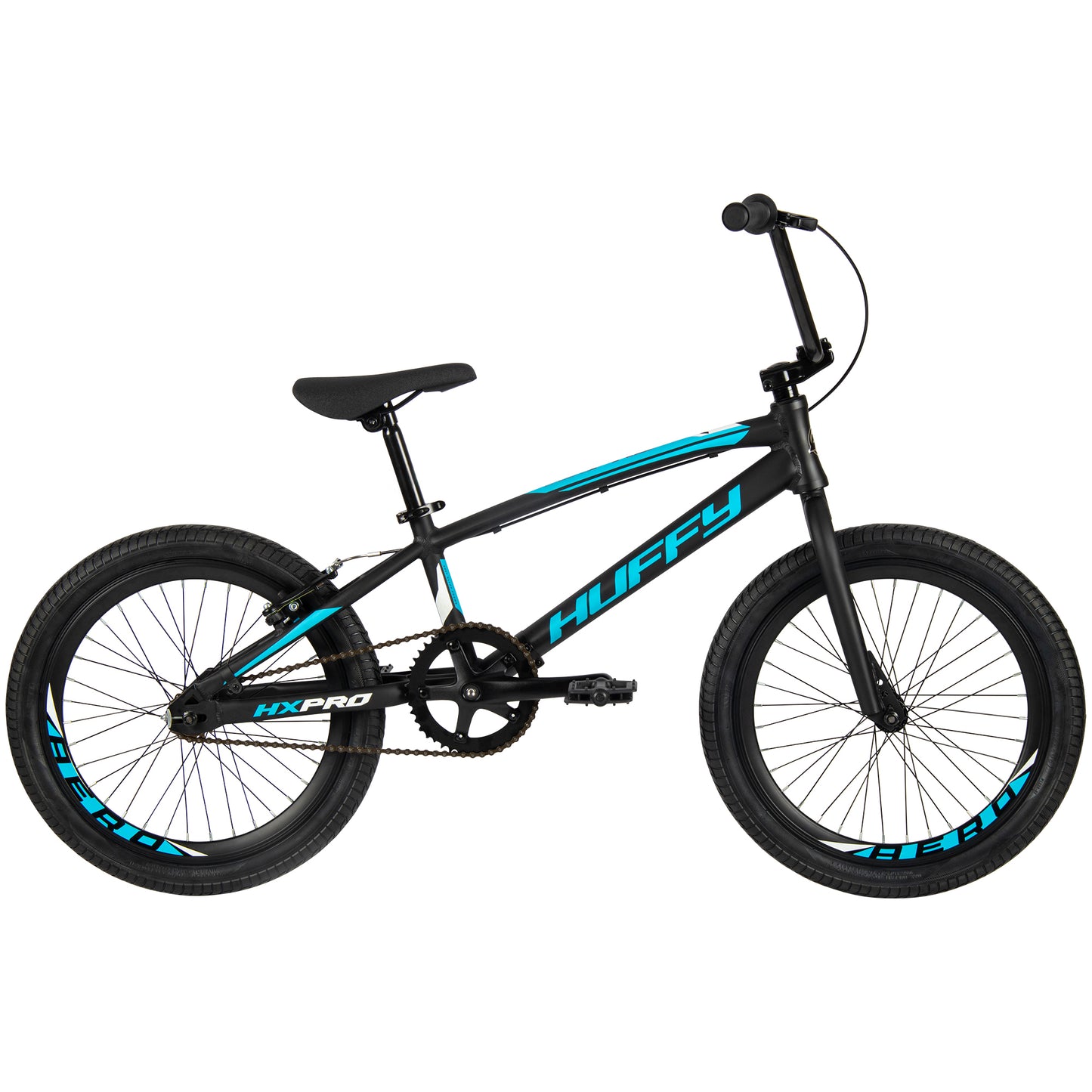 Huffy HX Pro Racer 20" BMX- Alloy -Black/Blue Logo