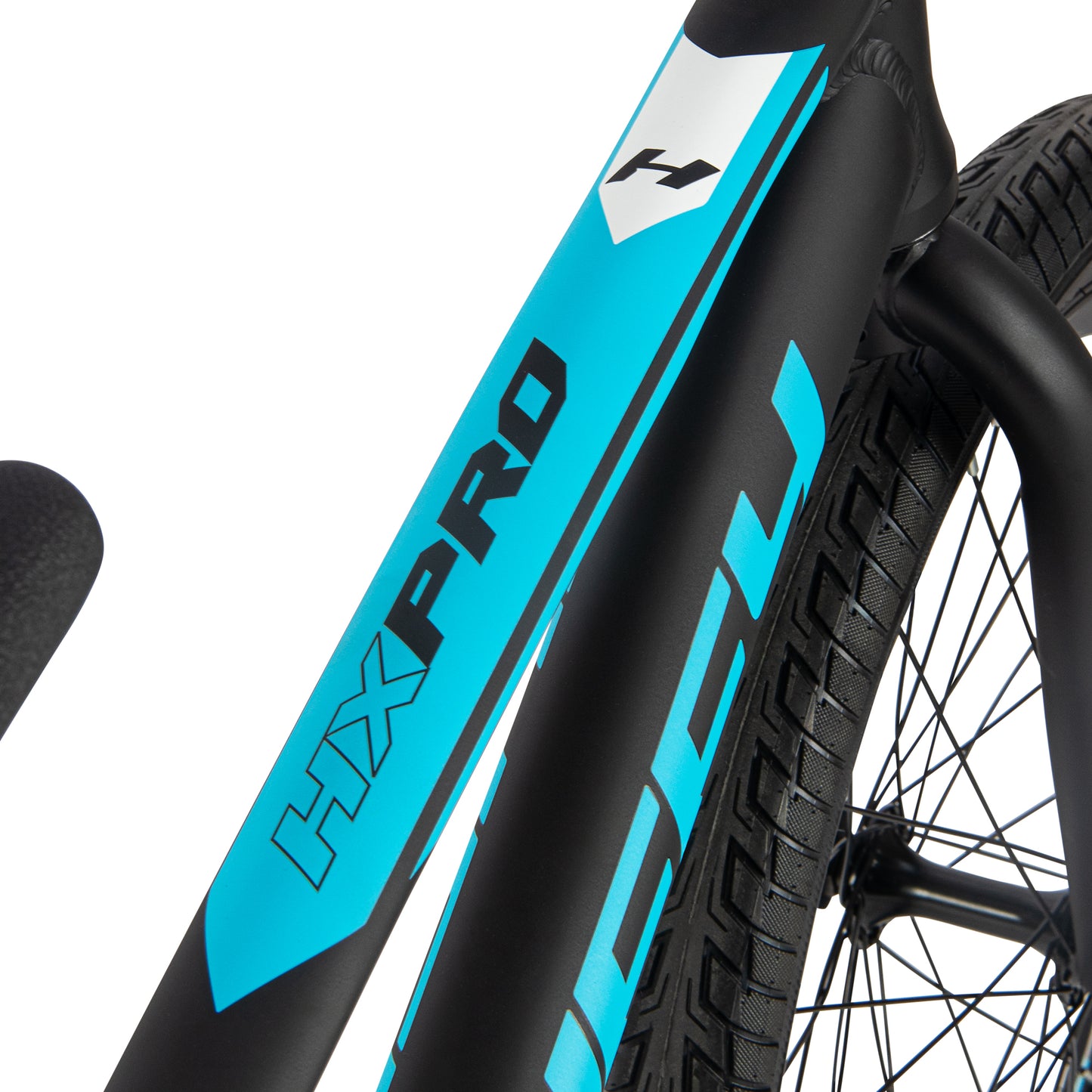 Huffy HX Pro Racer 20" BMX- Alloy -Black/Blue Logo