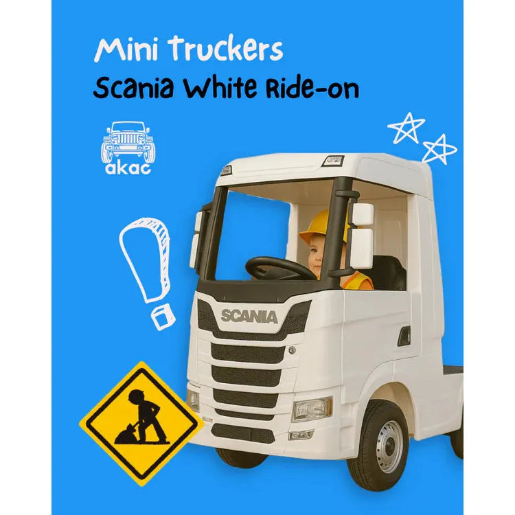 Official Scania 24V Ride-On Truck & Trailer