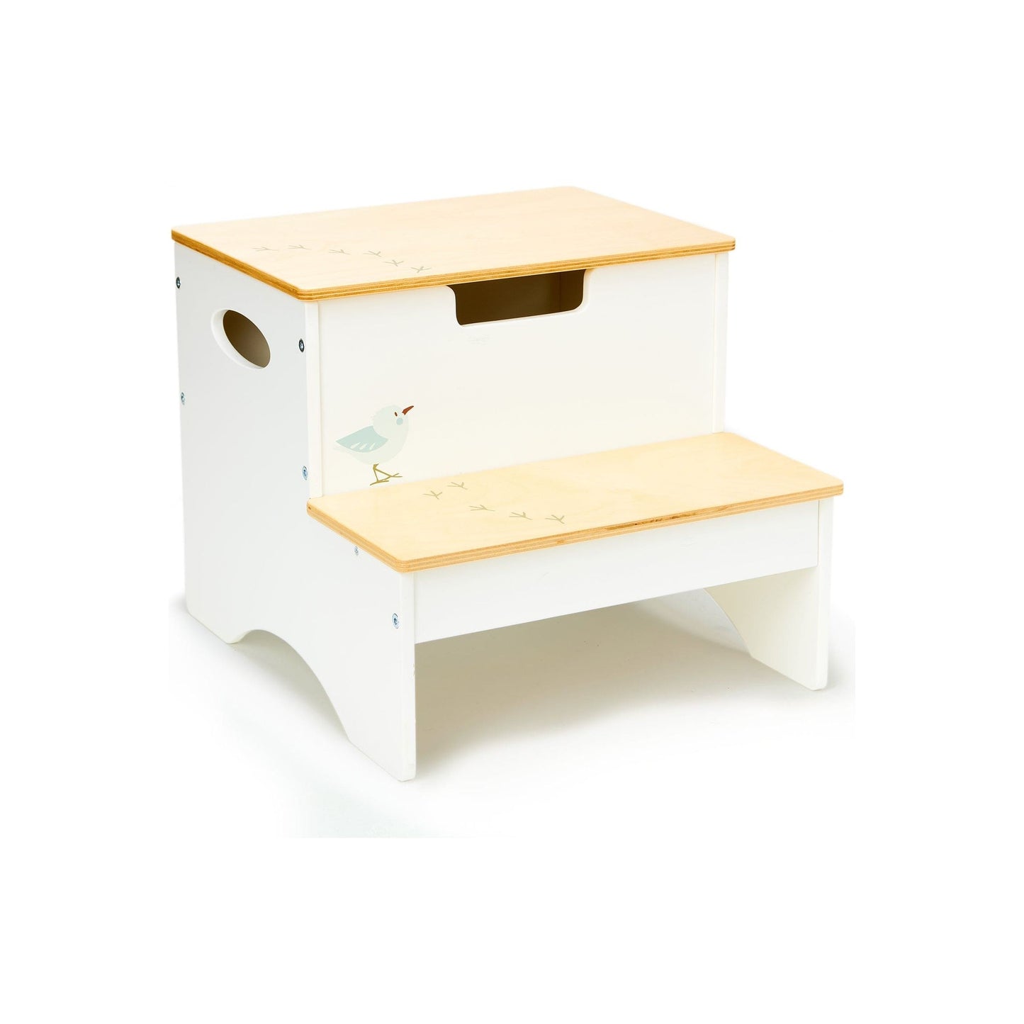 Tender Leaf Forest Steps Wooden Step Stool