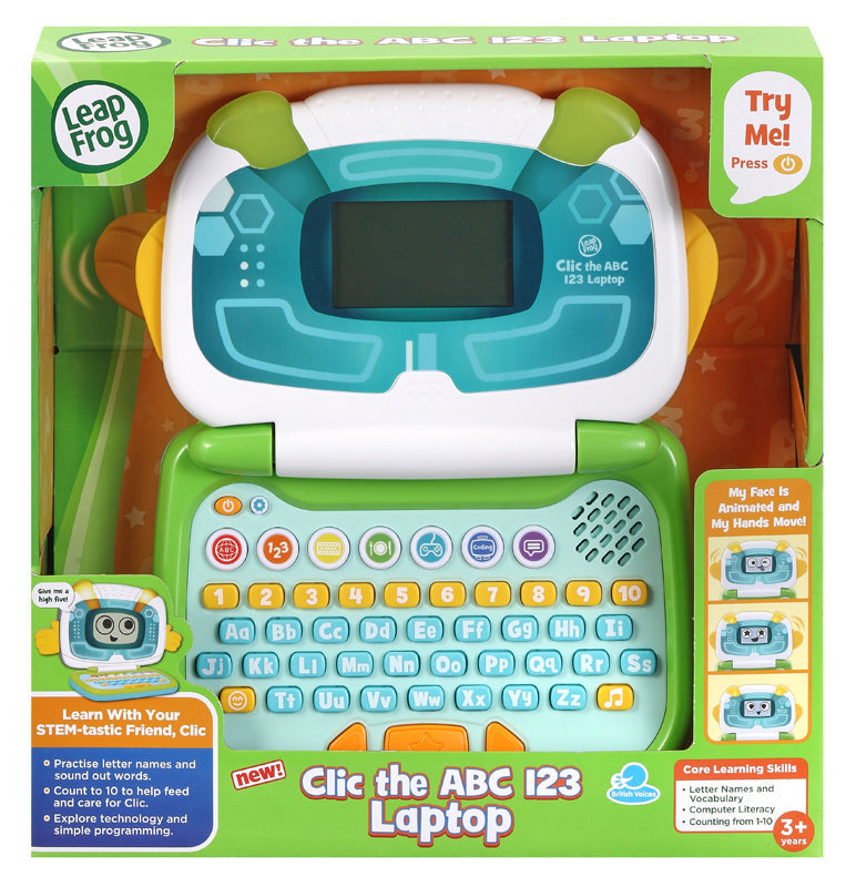Leap Frog Clic the ABC 123 Laptop