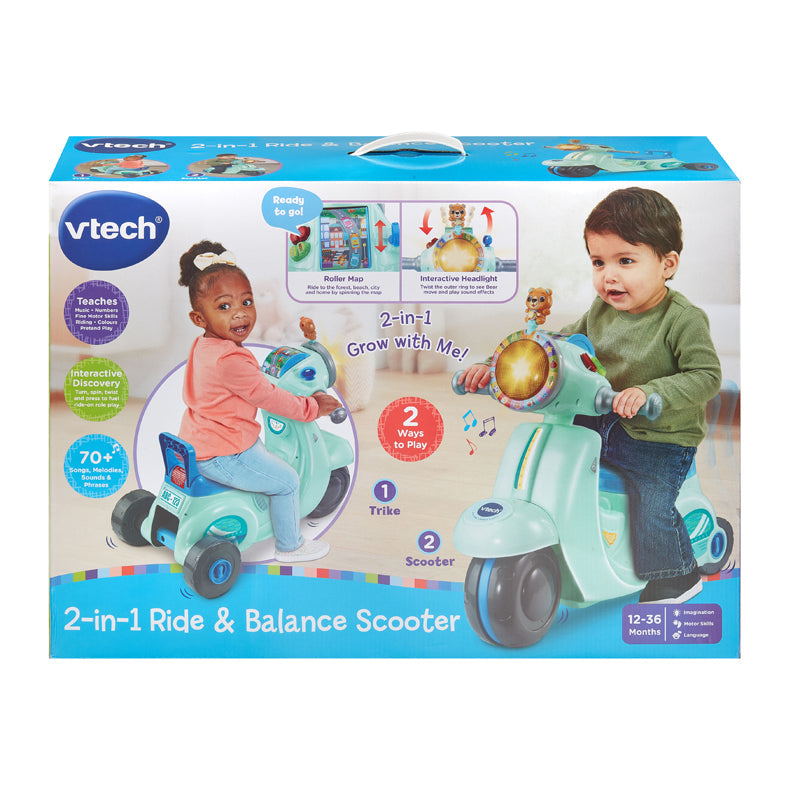 VTech 2-in-1 Ride & Balance Scooter