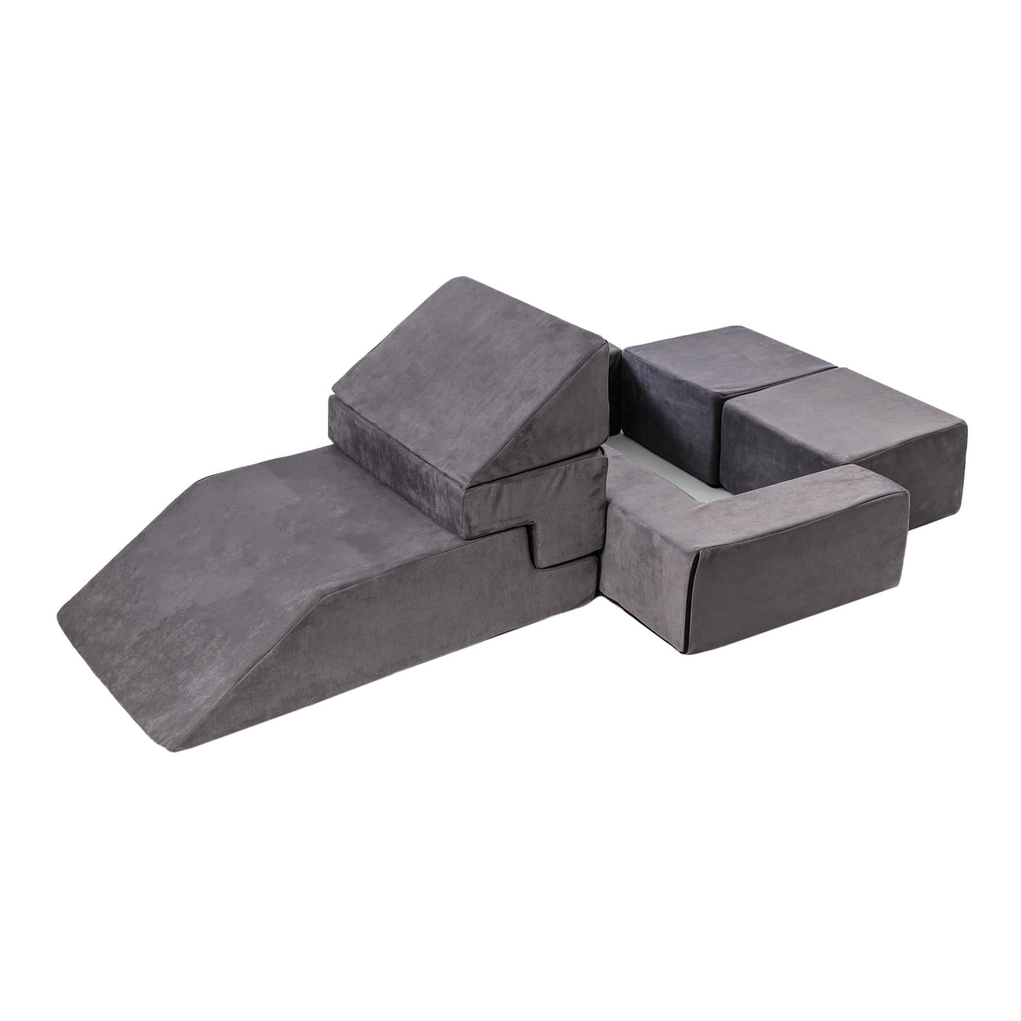 Meow Baby Velvet Childrens Soft Play Bricks Set