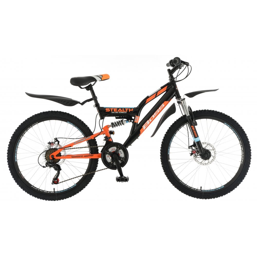 Boss Stealth 24 Inch Bike Black