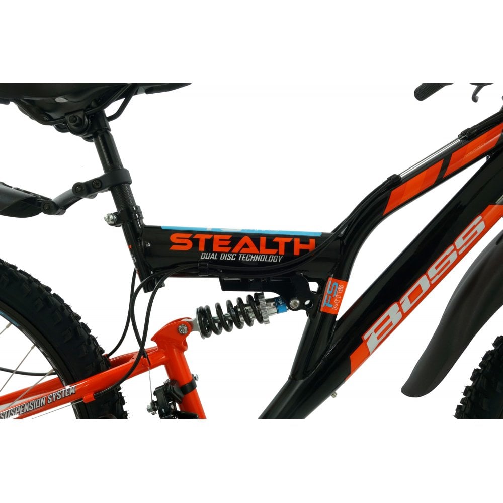Boss Stealth 24 Inch Bike Black