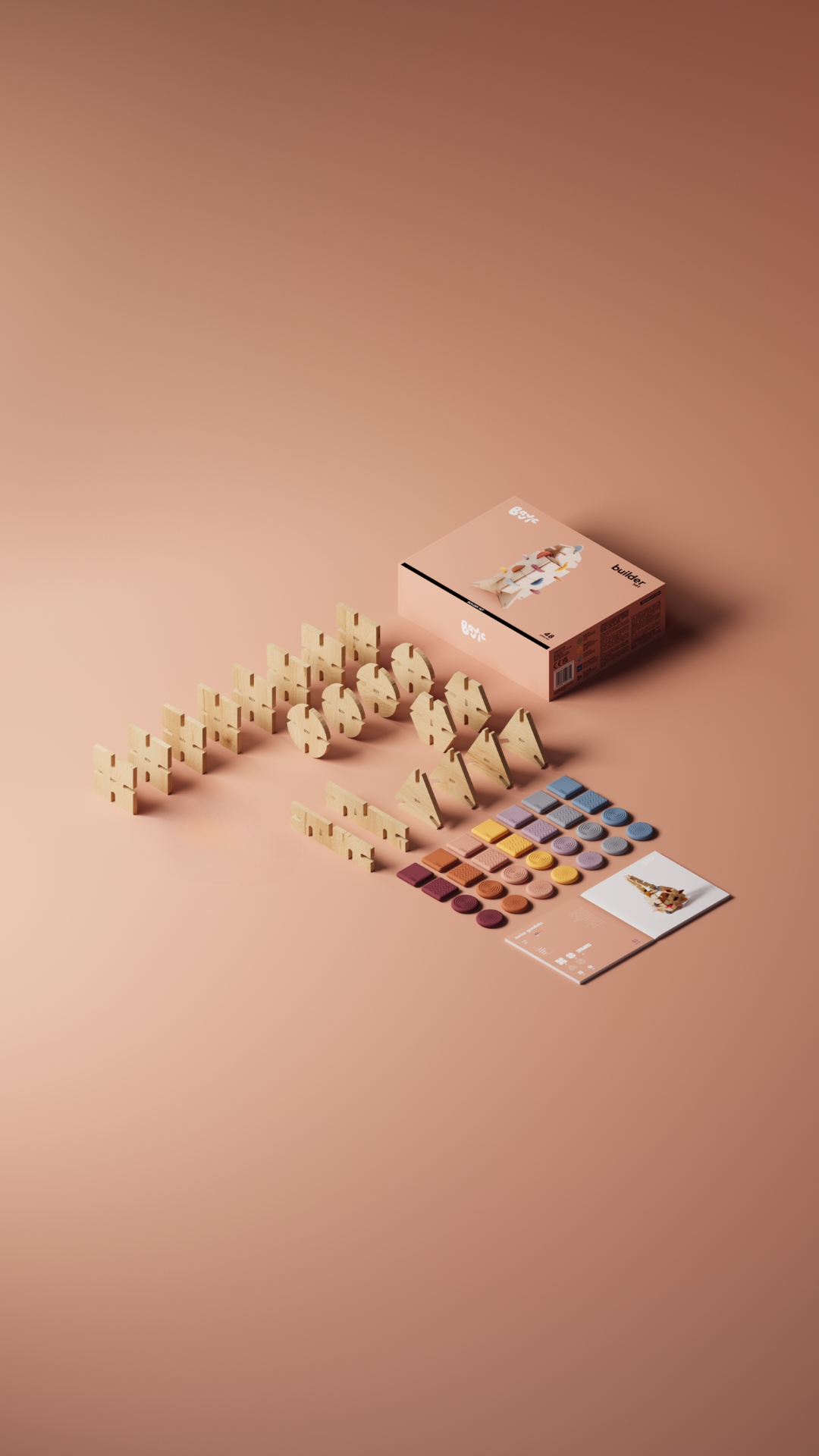 Bavvic - Builder Set - 48 Pieces