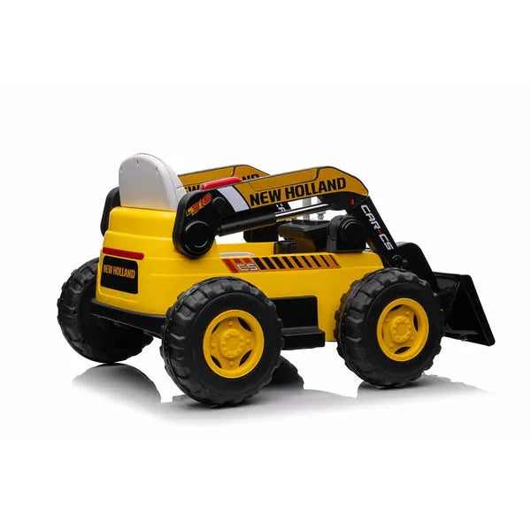 New Holland Electric Kids Bulldozer 4WD Ride On
