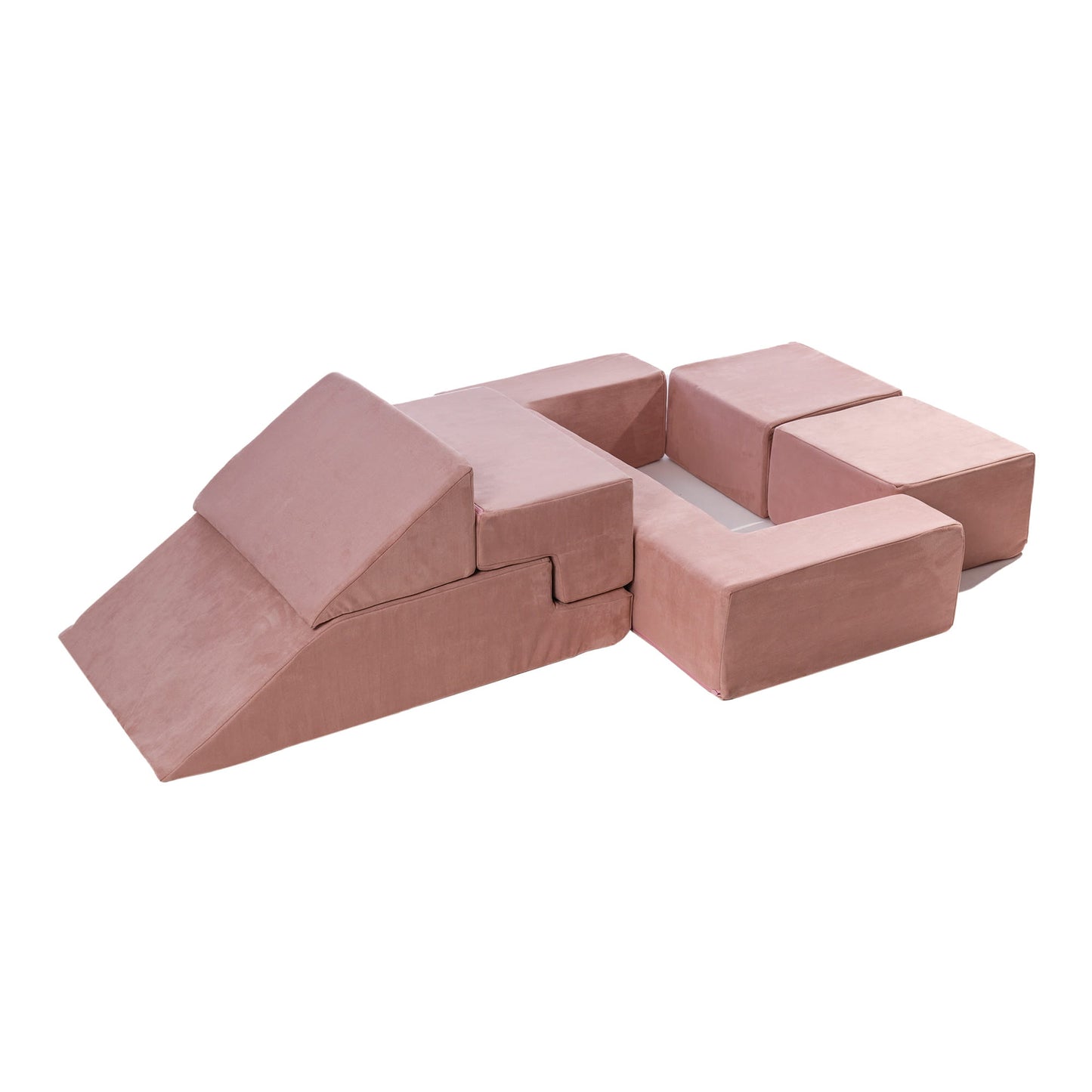 Meow Baby Velvet Childrens Soft Play Bricks Set