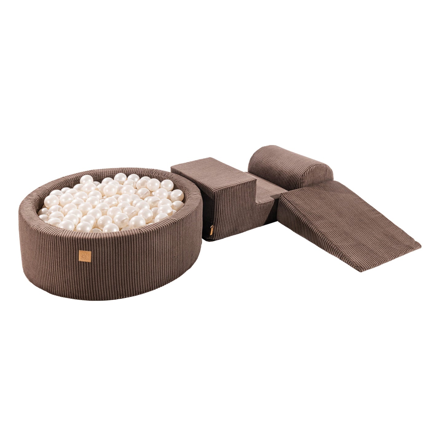 Meow Baby Corduroy 3 Piece Softplay Set With Ball Pit and Balls