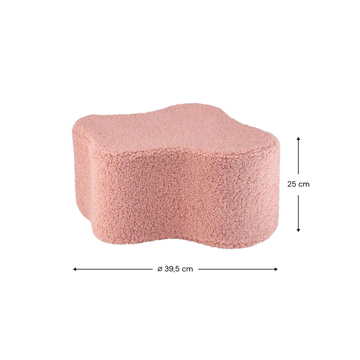 Wigiwama Cloud Pouffe - Teddy Boucle