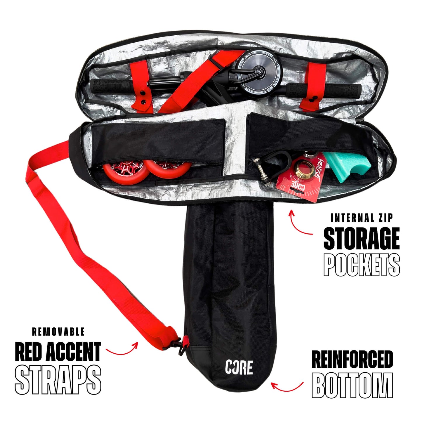 CORE Scooter Travel Bag - Black