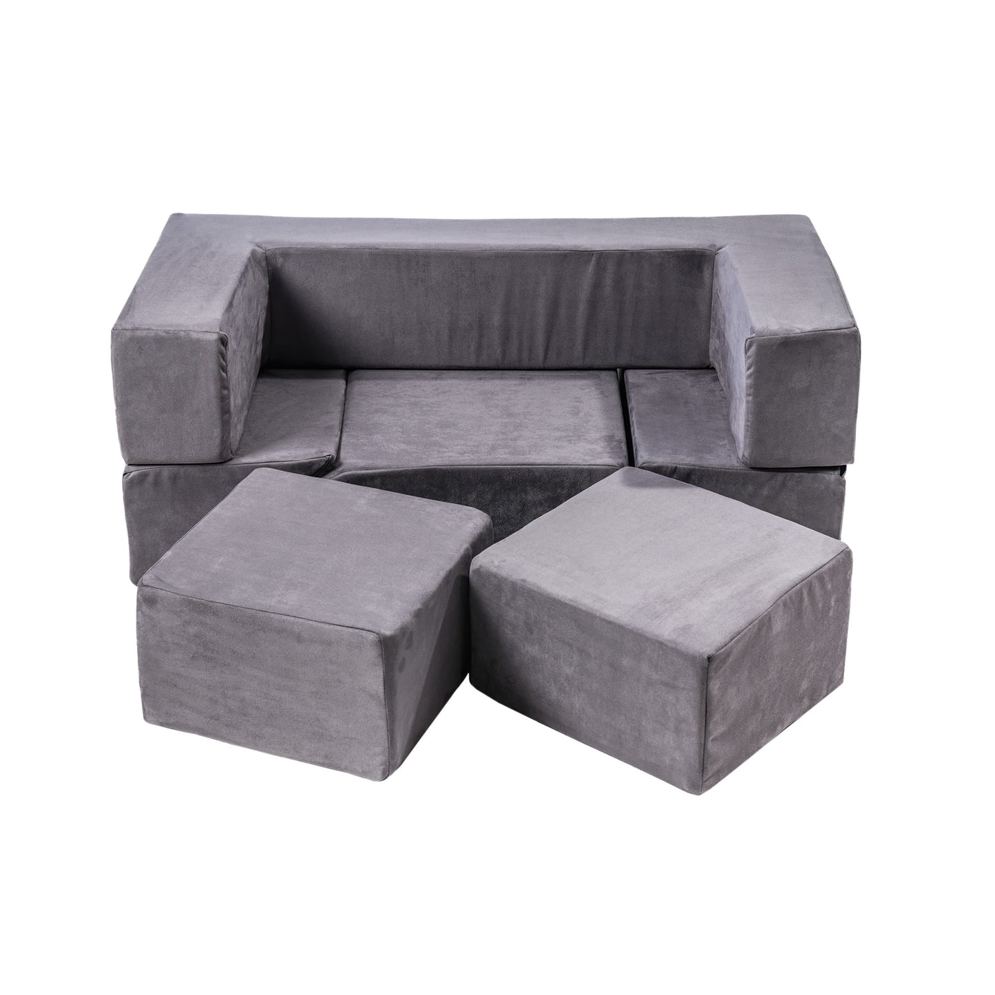 Meow Baby Velvet Childrens Soft Play Bricks Set