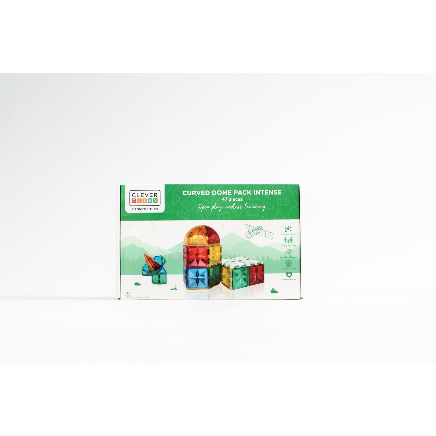 Cleverclixx Curved Dome Pack Intense | 47 pieces