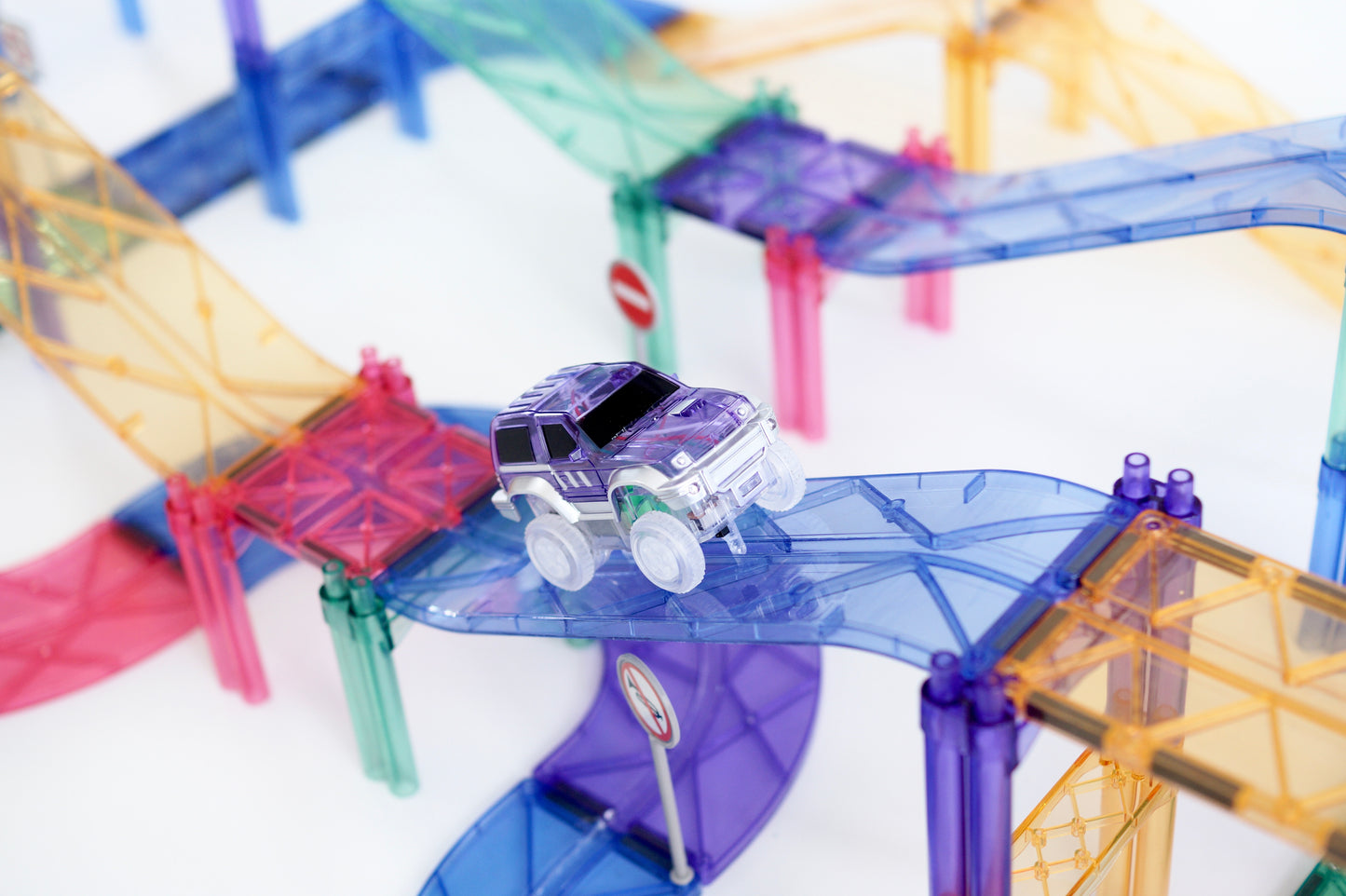 Cleverclixx Large Race Track Pastel | 80 pieces
