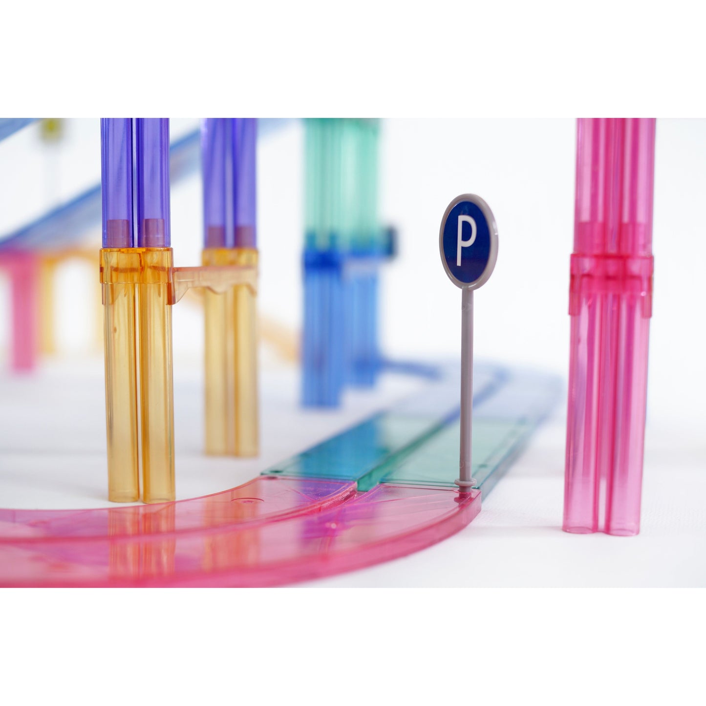 Cleverclixx Large Race Track Pastel | 80 pieces