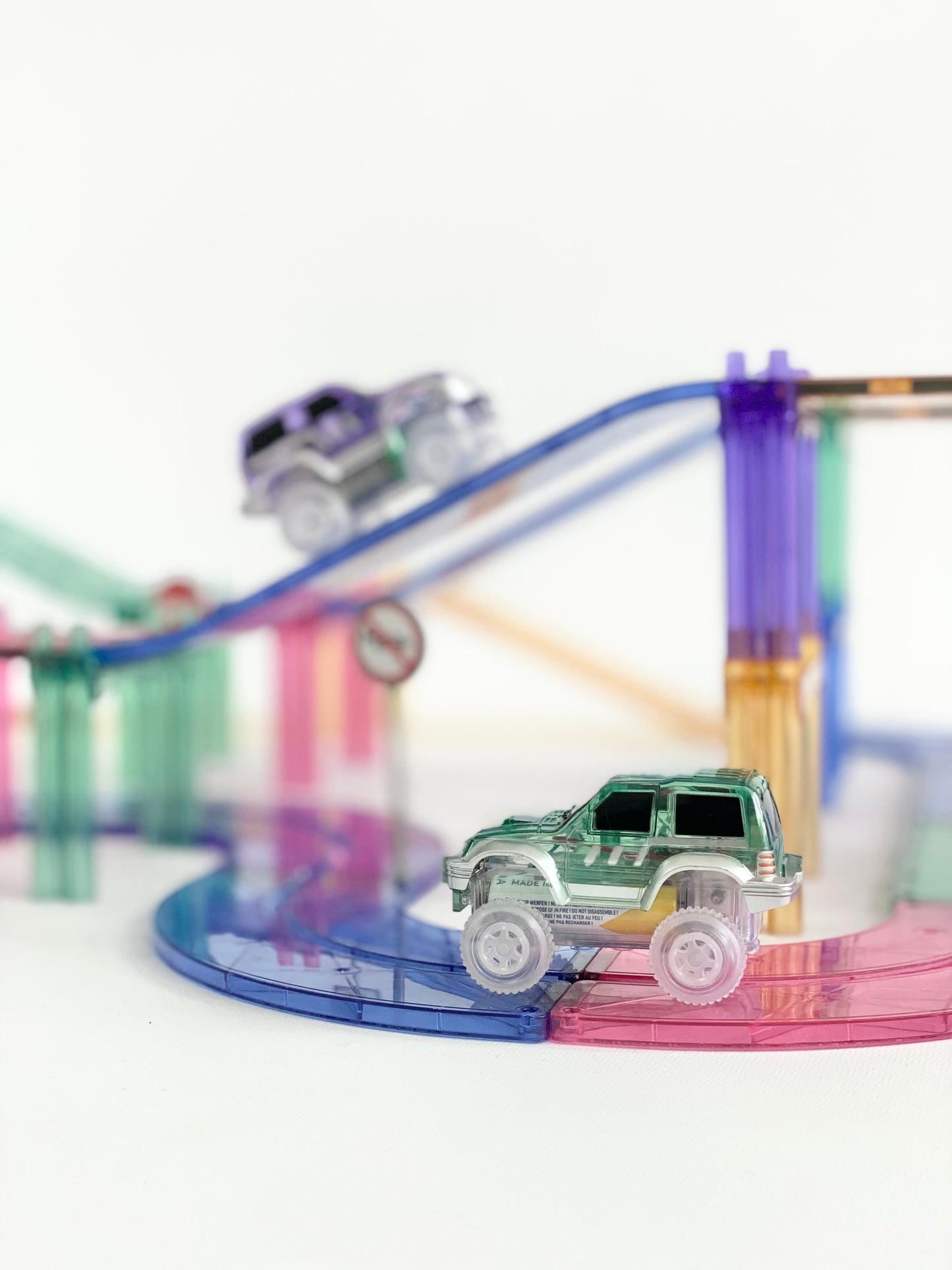Cleverclixx Large Race Track Pastel | 80 pieces